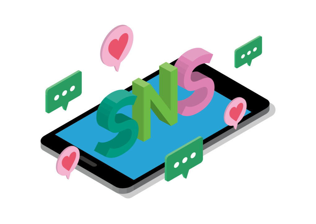 SNSのイラスト画像